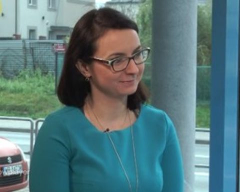 Posłanka Kamila Gasiuk-Pihowicz w programie „Kelles-Krauza 13”.