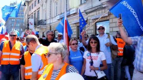 Radom na Marszu Wolności w Warszawie.